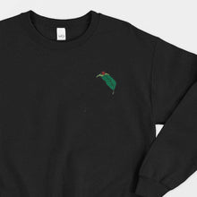Load image into Gallery viewer, Embroidered Ladybug Sweatshirt (Unisex)-Vegan Apparel, Vegan Clothing, Vegan Sweatshirt, JH030-Vegan Outfitters-X-Small-Black-Vegan Outfitters