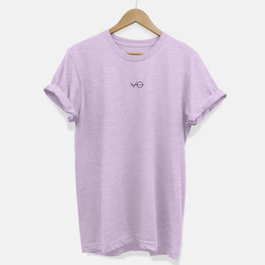 Embroidered VO Logo Ethical Vegan T-Shirt (Unisex)-Vegan Apparel, Vegan Clothing, Vegan T Shirt, BC3001-Vegan Outfitters-X-Small-Dusty Lilac-Vegan Outfitters