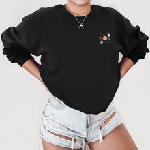 Load image into Gallery viewer, Planets Embroidered Ethical Vegan Sweatshirt (Unisex)