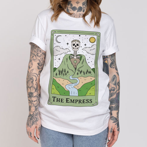 Le T-shirt Vegan Impératrice Tarot (Unisexe)