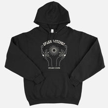 Load image into Gallery viewer, Green Witches Hoodie (Unisex)-Vegan Apparel, Vegan Clothing, Vegan Hoodie JH001-Vegan Outfitters-X-Small-Black-Vegan Outfitters