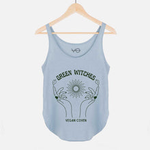 Load image into Gallery viewer, Green Witches Women&#39;s Festival Tank-Vegan Apparel, Vegan Clothing, Vegan Tank Top, NL5033-Vegan Outfitters-X-Small-Cloudy Blue-Vegan Outfitters