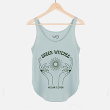 Load image into Gallery viewer, Green Witches Women&#39;s Festival Tank-Vegan Apparel, Vegan Clothing, Vegan Tank Top, NL5033-Vegan Outfitters-X-Small-Green Tea-Vegan Outfitters