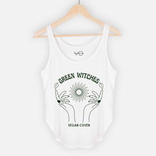 Laden Sie das Bild in den Galerie-Viewer, Green Witches Women&#39;s Festival Tank-Vegan Apparel, Vegan Clothing, Vegan Tank Top, NL5033-Vegan Outfitters-X-Small-White-Vegan Outfitters