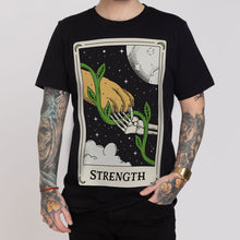Load image into Gallery viewer, Strength Tarot Vegan T-Shirt (Unisex)