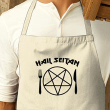 Load image into Gallery viewer, Hail Seitan Apron Vegan Apron, Vegan Gift-Vegan Apparel, Vegan Accessories, Vegan Gift, Vegan Apron, PR102-Vegan Outfitters-Natural-Vegan Outfitters