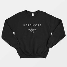 Load image into Gallery viewer, Herbivore Classic Ethical Vegan Sweatshirt (Unisex)-Vegan Apparel, Vegan Clothing, Vegan Sweatshirt, JH030-Vegan Outfitters-X-Small-Black-Vegan Outfitters