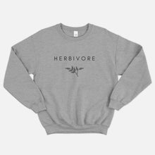 Load image into Gallery viewer, Herbivore Classic Ethical Vegan Sweatshirt (Unisex)-Vegan Apparel, Vegan Clothing, Vegan Sweatshirt, JH030-Vegan Outfitters-X-Small-Grey-Vegan Outfitters