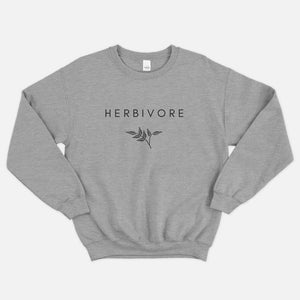 Herbivore Classic Ethical Vegan Sweatshirt (Unisex)-Vegan Apparel, Vegan Clothing, Vegan Sweatshirt, JH030-Vegan Outfitters-X-Small-Grey-Vegan Outfitters