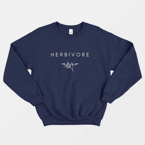 Herbivore Classic Ethical Vegan Sweatshirt (Unisex)-Vegan Apparel, Vegan Clothing, Vegan Sweatshirt, JH030-Vegan Outfitters-X-Small-Navy-Vegan Outfitters
