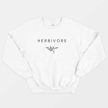 Load image into Gallery viewer, Herbivore Classic Ethical Vegan Sweatshirt (Unisex)-Vegan Apparel, Vegan Clothing, Vegan Sweatshirt, JH030-Vegan Outfitters-X-Small-White-Vegan Outfitters