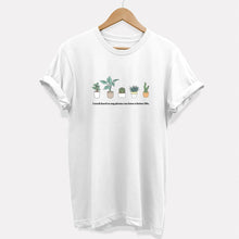 Laden Sie das Bild in den Galerie-Viewer, I Work Hard So My Plants Can Have A Better Life T-Shirt (Unisex)-Vegan Apparel, Vegan Clothing, Vegan T Shirt, BC3001-Vegan Outfitters-X-Small-White-Vegan Outfitters