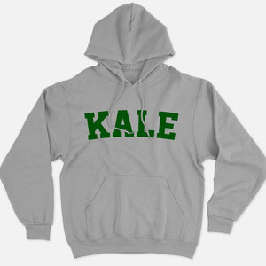 Kale Ethical Vegan Hoodie (Unisex)-Vegan Apparel, Vegan Clothing, Vegan Hoodie JH001-Vegan Outfitters-X-Small-Grey-Vegan Outfitters