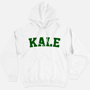 Kale Ethical Vegan Hoodie (Unisex)-Vegan Apparel, Vegan Clothing, Vegan Hoodie JH001-Vegan Outfitters-X-Small-White-Vegan Outfitters