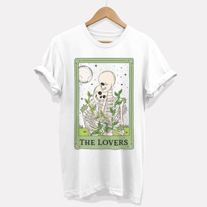 Le T-shirt végétalien du Tarot des Amoureux (Unisexe)