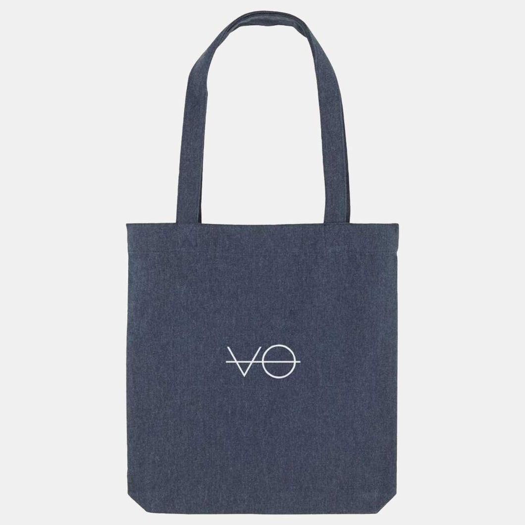 Midnight Blue Organic Tote Bag, Vegan Gift-Vegan Apparel, Vegan Accessories, Vegan Gift, Vegan Tote Bag-Vegan Outfitters-Midnight Blue-Vegan Outfitters
