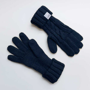 Navy No-Wool Woolly Gloves-Vegan Apparel, Vegan Accessories, Vegan Gift, Vegan Gloves, BB497-Vegan Outfitters-Navy-S/M-Vegan Outfitters