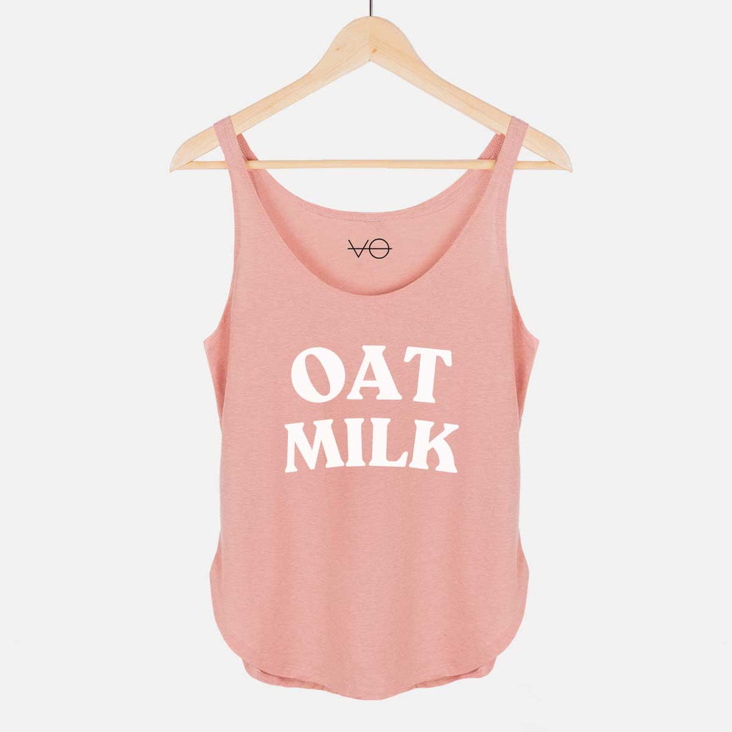 Oat Milk Women's Festival Tank-Vegan Apparel, Vegan Clothing, Vegan Tank Top, NL5033-Vegan Outfitters-X-Small-Pink Salt-Vegan Outfitters
