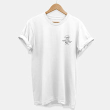 Load image into Gallery viewer, Peace Alien Doodle T-Shirt (Unisex)-Vegan Apparel, Vegan Clothing, Vegan T Shirt, BC3001-Vegan Outfitters-X-Small-White-Vegan Outfitters