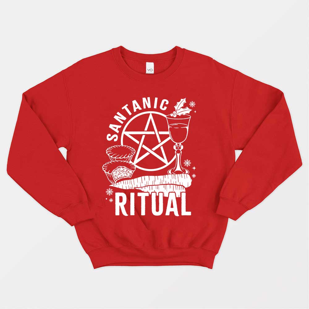 Pull de Noël végétalien Santanic Ritual (unisexe)