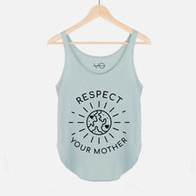 Load image into Gallery viewer, Respect Your Mother Women&#39;s Festival Tank-Vegan Apparel, Vegan Clothing, Vegan Tank Top, NL5033-Vegan Outfitters-X-Small-Green Tea-Vegan Outfitters