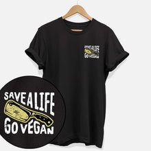 Laden Sie das Bild in den Galerie-Viewer, Rette ein Leben, werde vegan T-Shirt (Unisex)