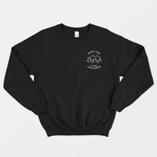 Charger l&#39;image dans la galerie, Save The Chubby Unicorns Corner Ethical Vegan Sweatshirt (Unisex)-Vegan Apparel, Vegan Clothing, Vegan Sweatshirt, JH030-Vegan Outfitters-X-Small-Black-Vegan Outfitters