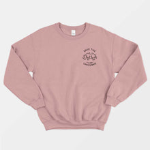 Load image into Gallery viewer, Save The Chubby Unicorns Corner Ethical Vegan Sweatshirt (Unisex)-Vegan Apparel, Vegan Clothing, Vegan Sweatshirt, JH030-Vegan Outfitters-X-Small-Dusty Pink-Vegan Outfitters