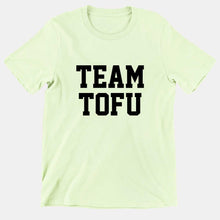Load image into Gallery viewer, Team Tofu Kids T-Shirt (Unisex)-Vegan Apparel, Vegan Clothing, Vegan Kids Shirt, Mini Creator-Vegan Outfitters-3-4 Years-Pastel Green-Vegan Outfitters