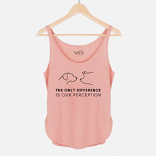 Charger l&#39;image dans la galerie, The Only Difference is Perception Women&#39;s Festival Tank-Vegan Apparel, Vegan Clothing, Vegan Tank Top, NL5033-Vegan Outfitters-X-Small-Pink Salt-Vegan Outfitters