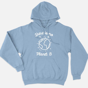 There Is No Planet B Ethical Vegan Hoodie (Unisex)-Vegan Apparel, Vegan Clothing, Vegan Hoodie JH001-Vegan Outfitters-X-Small-Blue-Vegan Outfitters
