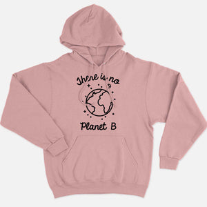 There Is No Planet B Ethical Vegan Hoodie (Unisex)-Vegan Apparel, Vegan Clothing, Vegan Hoodie JH001-Vegan Outfitters-X-Small-Pink-Vegan Outfitters