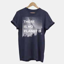 Load image into Gallery viewer, There Is No Planet B Ethical Vegan T-Shirt (Unisex)-Vegan Apparel, Vegan Clothing, Vegan T Shirt, BC3001-Vegan Outfitters-X-Small-Navy-Vegan Outfitters