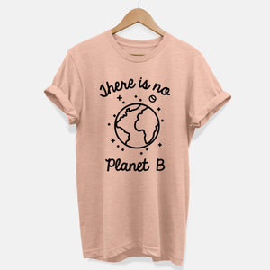 There Is No Planet B Ethical Vegan T-Shirt (Unisex)-Vegan Apparel, Vegan Clothing, Vegan T Shirt, BC3001-Vegan Outfitters-X-Small-Peach-Vegan Outfitters