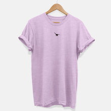 Charger l&#39;image dans la galerie, Tiny Embroidered Dino Ethical Vegan T-Shirt (Unisex)-Vegan Apparel, Vegan Clothing, Vegan T Shirt, BC3001-Vegan Outfitters-X-Small-Dusty Lilac-Vegan Outfitters