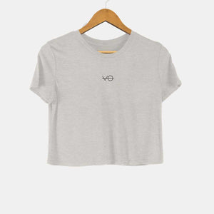 VO Cropped T-Shirt-Vegan Apparel, Vegan Clothing, Vegan Cropped T-Shirt, BC8882-Vegan Outfitters-Small-Dust-Vegan Outfitters
