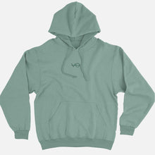 Charger l&#39;image dans la galerie, VO Embroidered Ethical Vegan Hoodie (Unisex)-Vegan Apparel, Vegan Clothing, Vegan Hoodie JH001-Vegan Outfitters-X-Small-Dusty Green-Vegan Outfitters