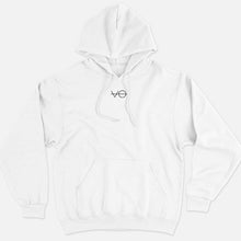 Laden Sie das Bild in den Galerie-Viewer, VO Embroidered Ethical Vegan Hoodie (Unisex)-Vegan Apparel, Vegan Clothing, Vegan Hoodie JH001-Vegan Outfitters-X-Small-White-Vegan Outfitters