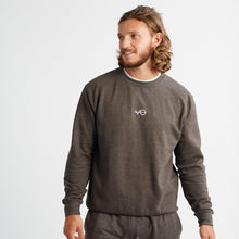 Load image into Gallery viewer, VO Embroidered Ethical Vegan Sweatshirt (Unisex)-Vegan Apparel, Vegan Clothing, Vegan Sweatshirt, JH030-Vegan Outfitters-X-Small-Charcoal-Vegan Outfitters