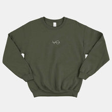 Laden Sie das Bild in den Galerie-Viewer, VO Embroidered Ethical Vegan Sweatshirt (Unisex)-Vegan Apparel, Vegan Clothing, Vegan Sweatshirt, JH030-Vegan Outfitters-X-Small-Khaki-Vegan Outfitters