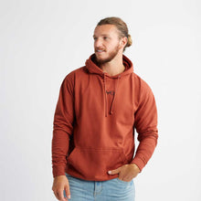 Load image into Gallery viewer, VO Embroidered Hoodie (Unisex)-Vegan Apparel, Vegan Clothing, Vegan Hoodie JH001-Vegan Outfitters-X-Small-Rust-Vegan Outfitters