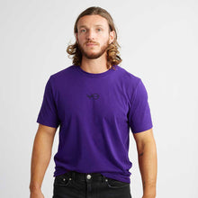 Load image into Gallery viewer, VO Embroidered T-Shirt (Unisex)-Vegan Apparel, Vegan Clothing, Vegan T Shirt, BC3001-Vegan Outfitters-X-Small-Purple-Vegan Outfitters