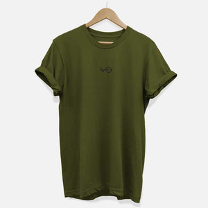 VO Embroidered T-Shirt (Unisex)-Vegan Apparel, Vegan Clothing, Vegan T Shirt, BC3001-Vegan Outfitters-X-Small-Olive-Vegan Outfitters