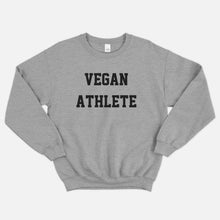 Load image into Gallery viewer, Vegan Athlete Ethical Vegan Sweatshirt (Unisex)-Vegan Apparel, Vegan Clothing, Vegan Sweatshirt, JH030-Vegan Outfitters-X-Small-Grey-Vegan Outfitters