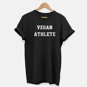 Vegan Athlete Ethical Vegan T-Shirt (Unisex)-Vegan Apparel, Vegan Clothing, Vegan T Shirt, BC3001-Vegan Outfitters-X-Small-Black-Vegan Outfitters