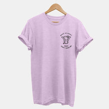 Load image into Gallery viewer, What is Love? Baby Don&#39;t Herd Me Corner - Ethical Vegan T-Shirt (Unisex)-Vegan Apparel, Vegan Clothing, Vegan T Shirt, BC3001-Vegan Outfitters-X-Small-Dusty Lilac-Vegan Outfitters