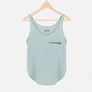 You're Only As Pretty As The Way You Treat Animals Women's Festival Tank-Vegan Apparel, Vegan Clothing, Vegan Tank Top, NL5033-Vegan Outfitters-X-Small-Green Tea-Vegan Outfitters