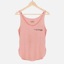 Load image into Gallery viewer, You&#39;re Only As Pretty As The Way You Treat Animals Women&#39;s Festival Tank-Vegan Apparel, Vegan Clothing, Vegan Tank Top, NL5033-Vegan Outfitters-X-Small-Pink Salt-Vegan Outfitters