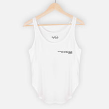 Load image into Gallery viewer, You&#39;re Only As Pretty As The Way You Treat Animals Women&#39;s Festival Tank-Vegan Apparel, Vegan Clothing, Vegan Tank Top, NL5033-Vegan Outfitters-X-Small-White-Vegan Outfitters